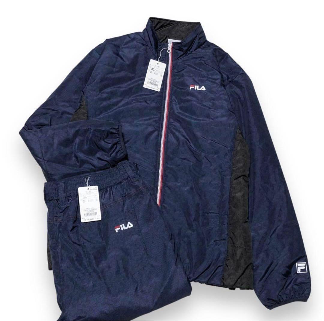 【59】FILA GOLF ゴルフウェア ジャケット パンツ 上下セット 中綿Ｌ