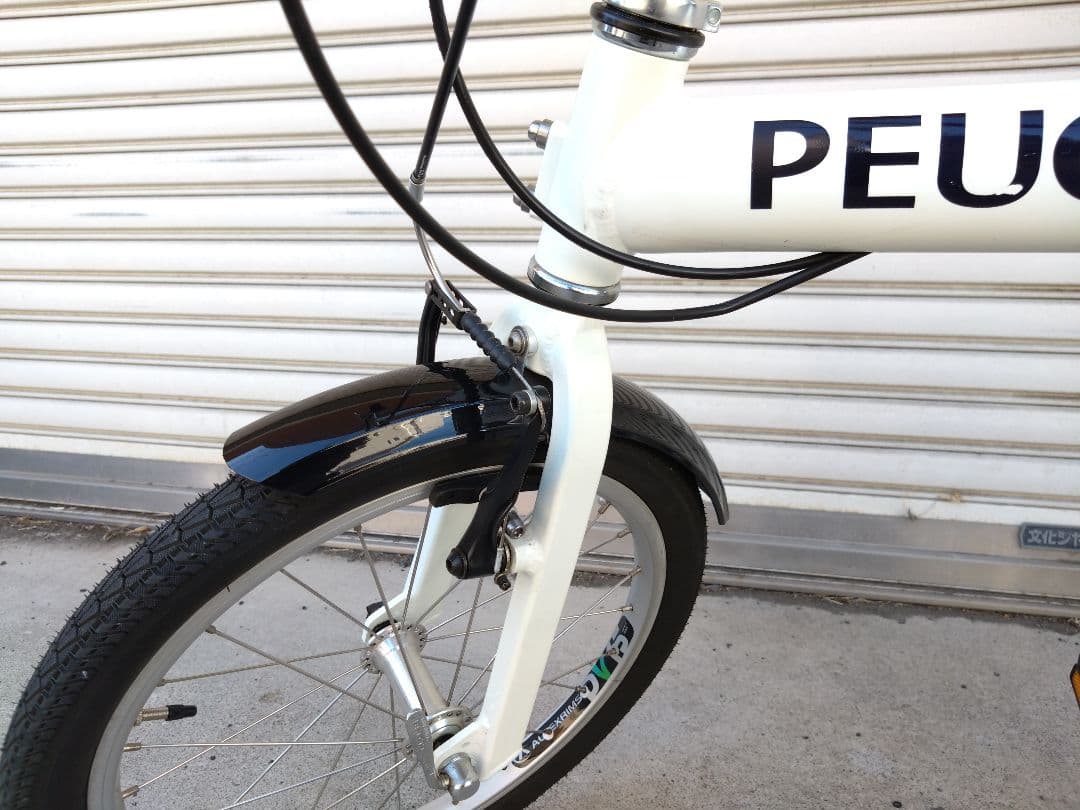 プジョー　コリブリ　18インチ　ルミナスホワイト　神奈川引取限定　ミニベロ