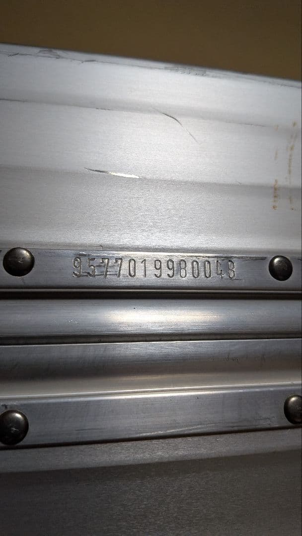 美品！RIMOWA アルミ製 キャリートランク 2輪 変形プルタブハンドルタイプ