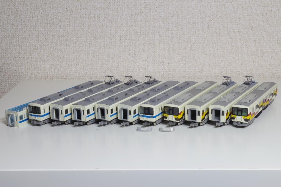 GM 421 小田急8000形 イベントカー塗装・通常塗装 6+4両編成セット