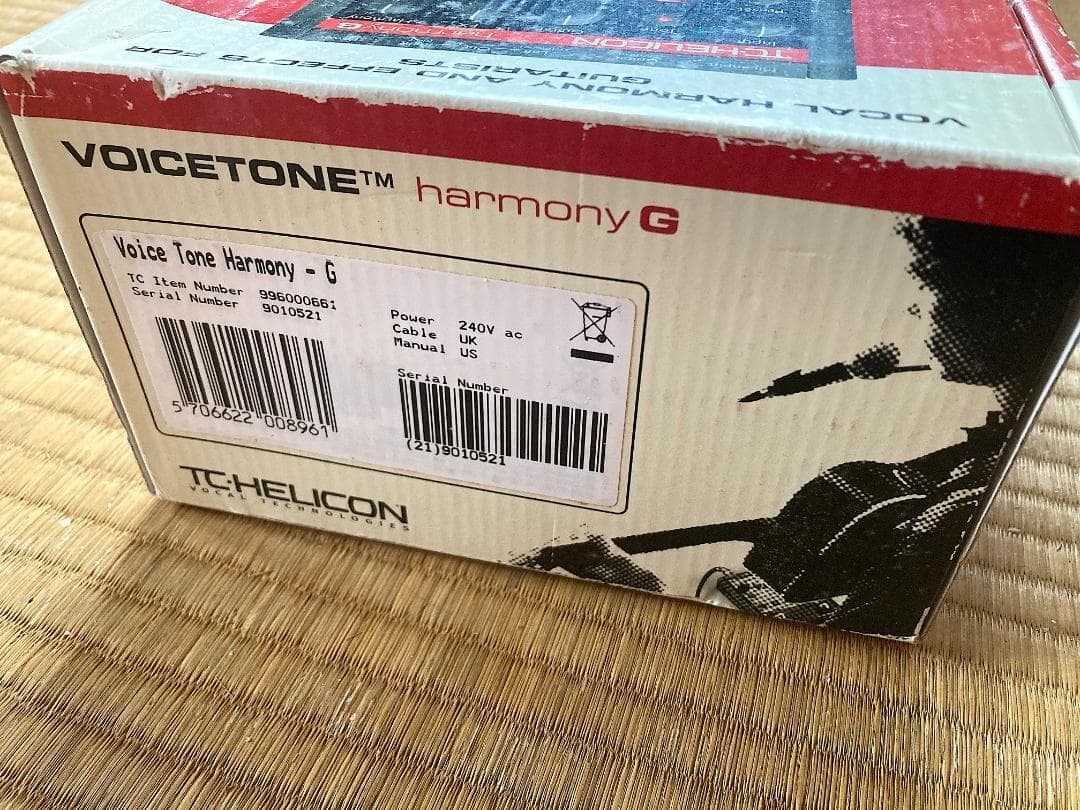 DJ機材 TC HELICON VOICETONE HARMONY G VOCAL