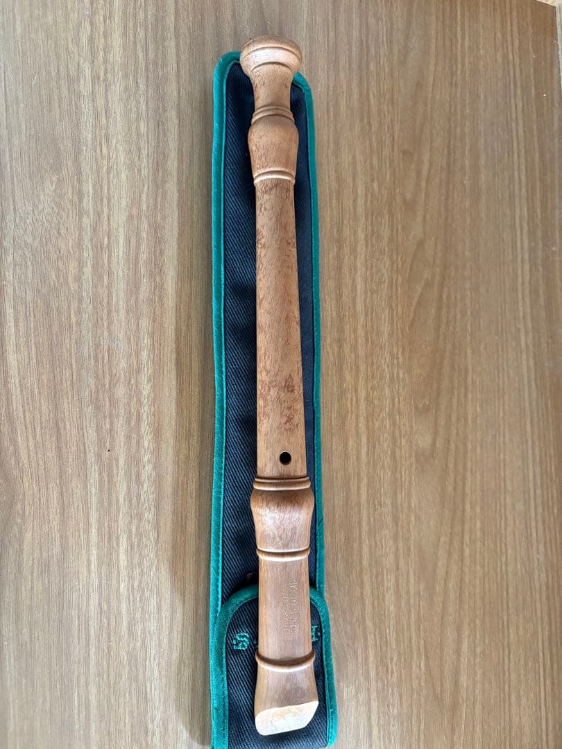 KUNG 木製リコーダー ケース付き