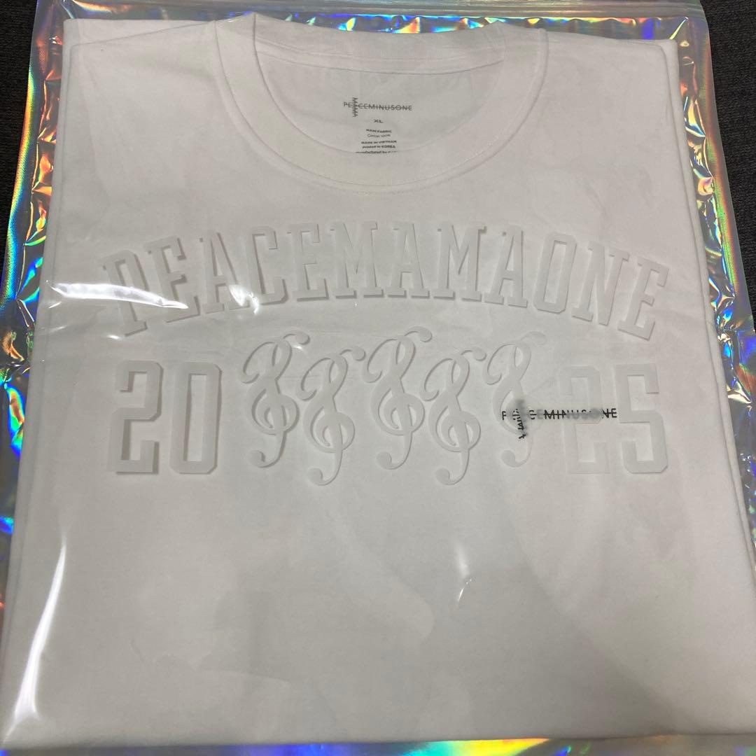 ジードラゴン　peacemamaone 韓国 popup限定　Tシャツ　白　XL