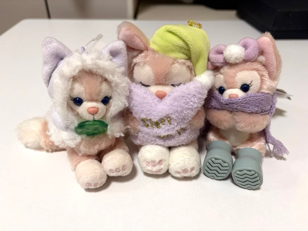 リーナベル　ぬいぐるみチャーム　ぬいぐるみバッチ　3点セット