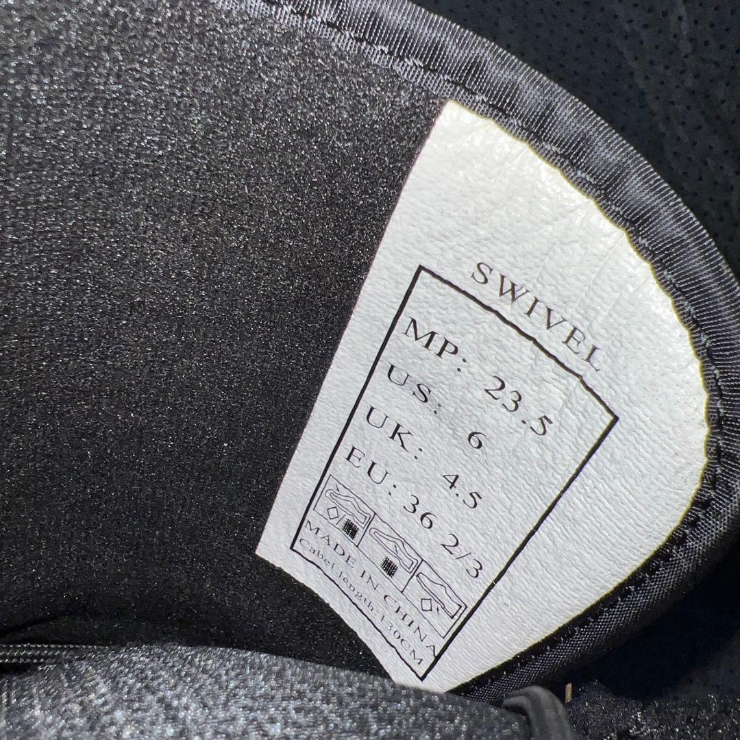 7-8回使用 人気サイズ23.5cm swivel ダイヤル スノボブーツ