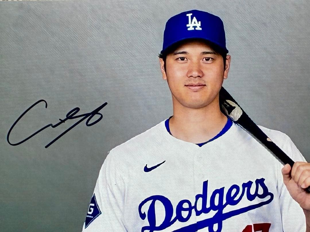 SALE！新品未使用！大谷翔平　　　　直筆サイン入フォト保証書付