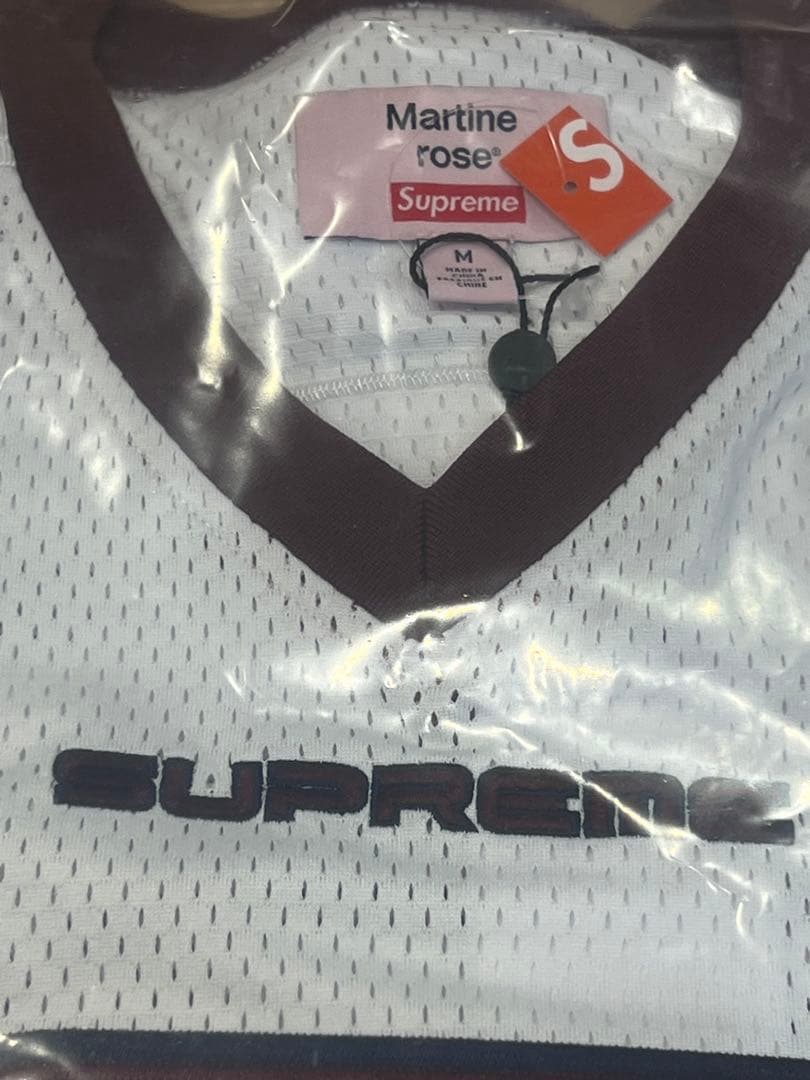 Supreme Martin Rose Football Jersey 白Ｍ