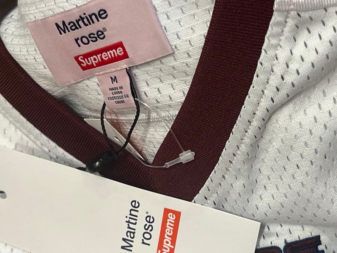 Supreme Martin Rose Football Jersey 白Ｍ