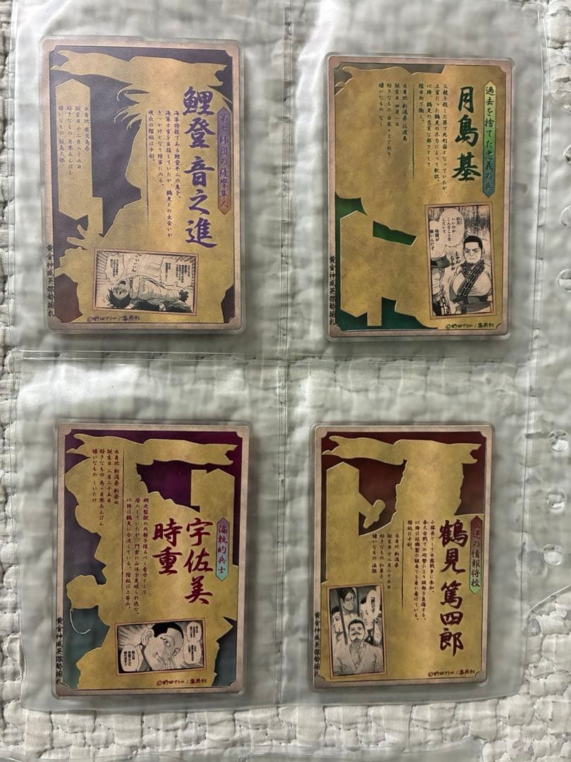 【週末sale】ゴールデンカムイ ステータスカード コンプリート14種