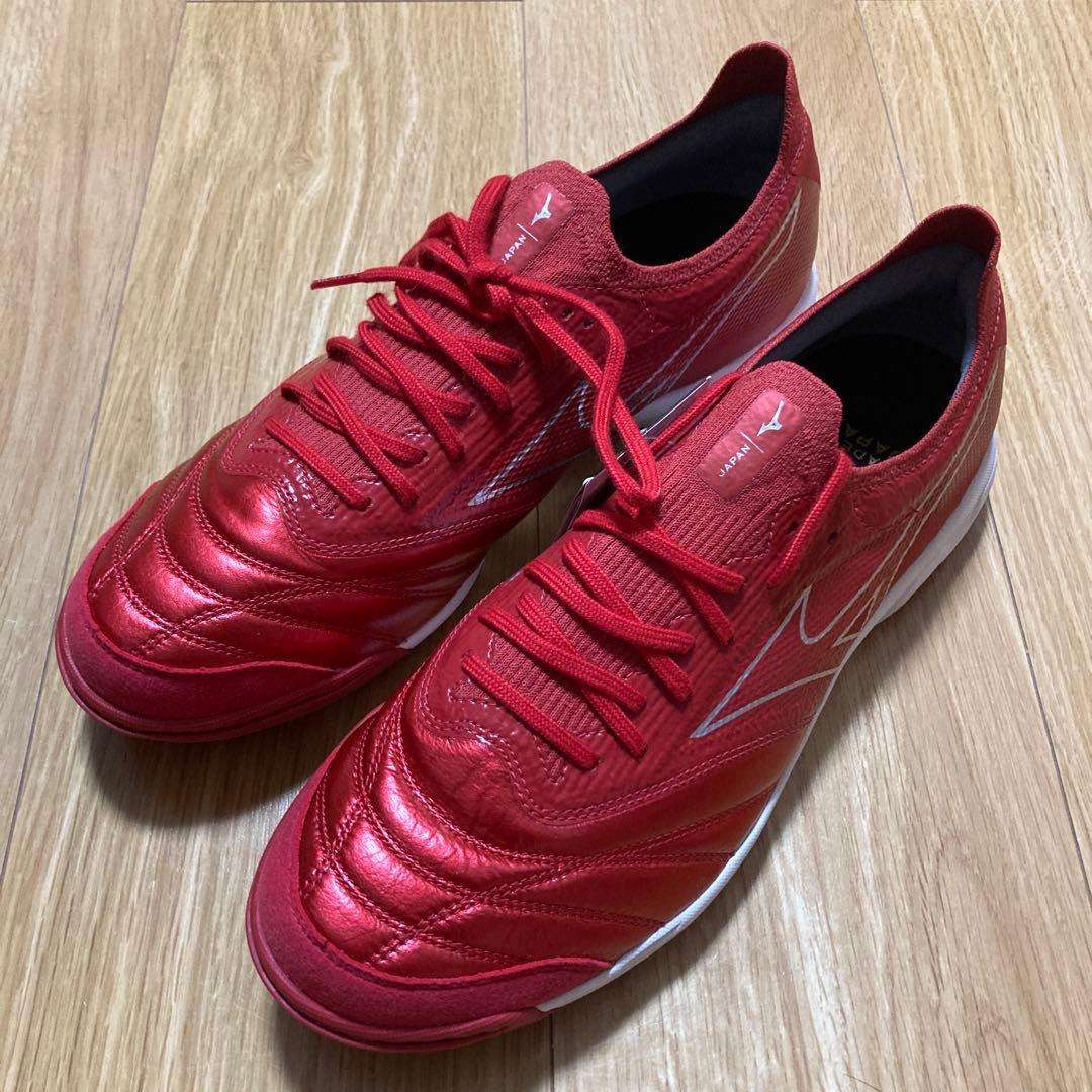 海外限定ミズノ モレリア ネオ サラ ベータ ジャパン TF 26.5㎝ レッド