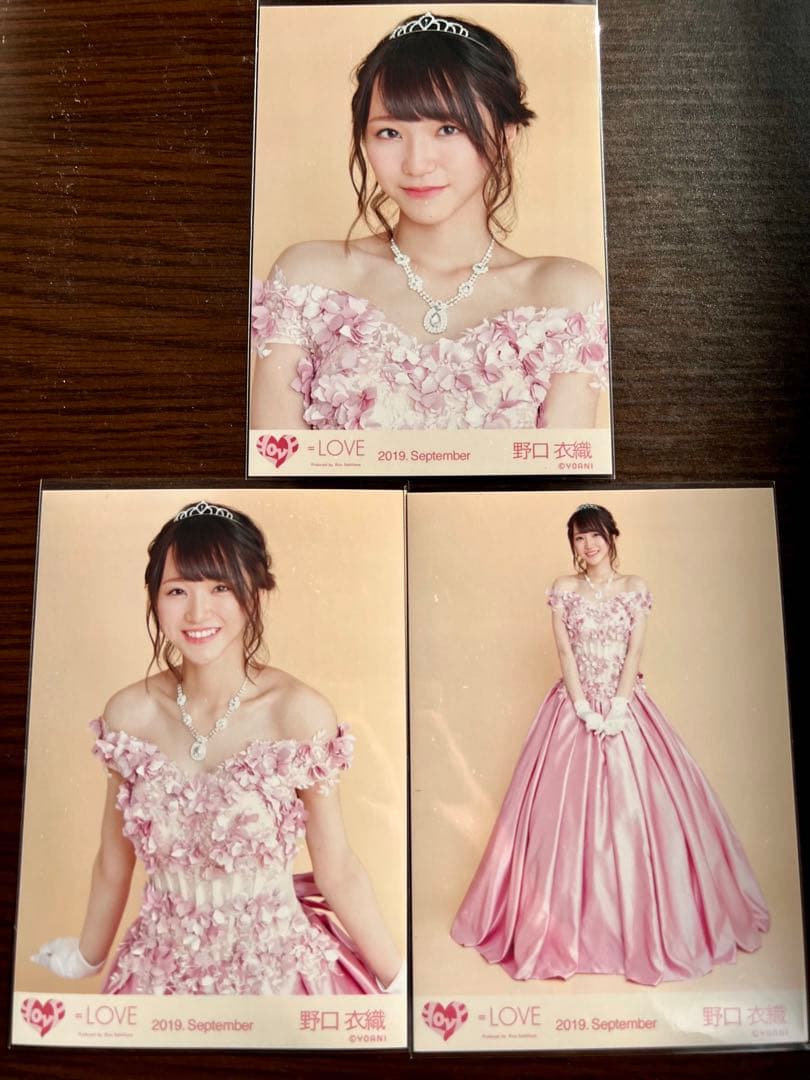 あ*む様 野口衣織 生写真　コンプ　まとめ売り