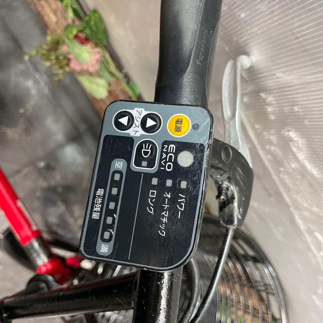 【91】電動自転車 Panasonic SugarDrop レッド 20インチ