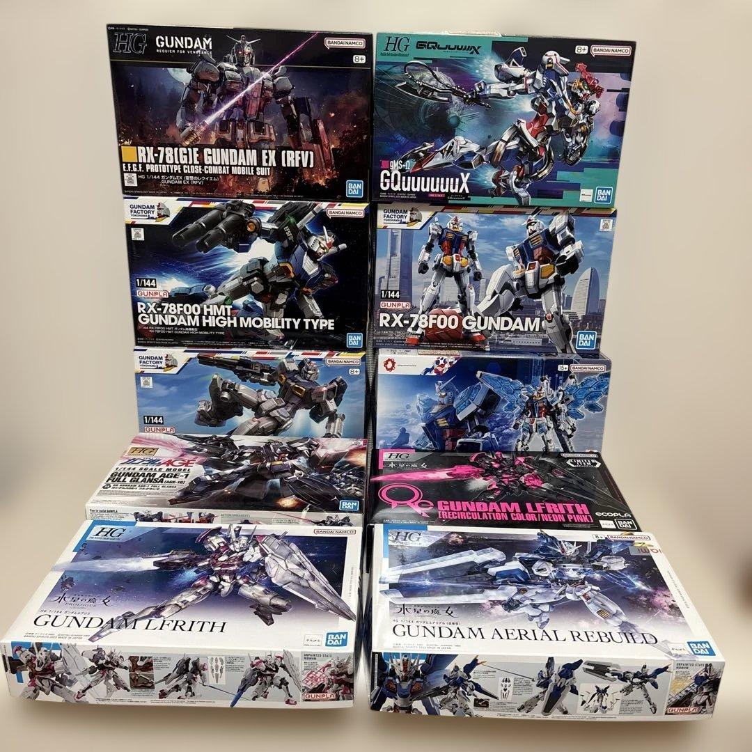 HGガンプラまとめ売り10体とおまけ3
