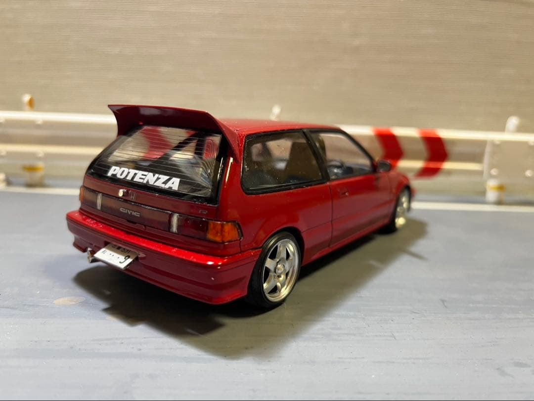 シビック　プラモデル　完成品　最終値下げ品