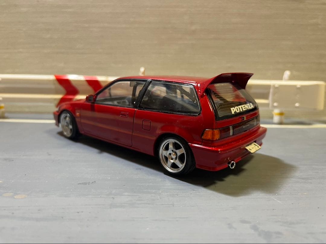 シビック　プラモデル　完成品　最終値下げ品