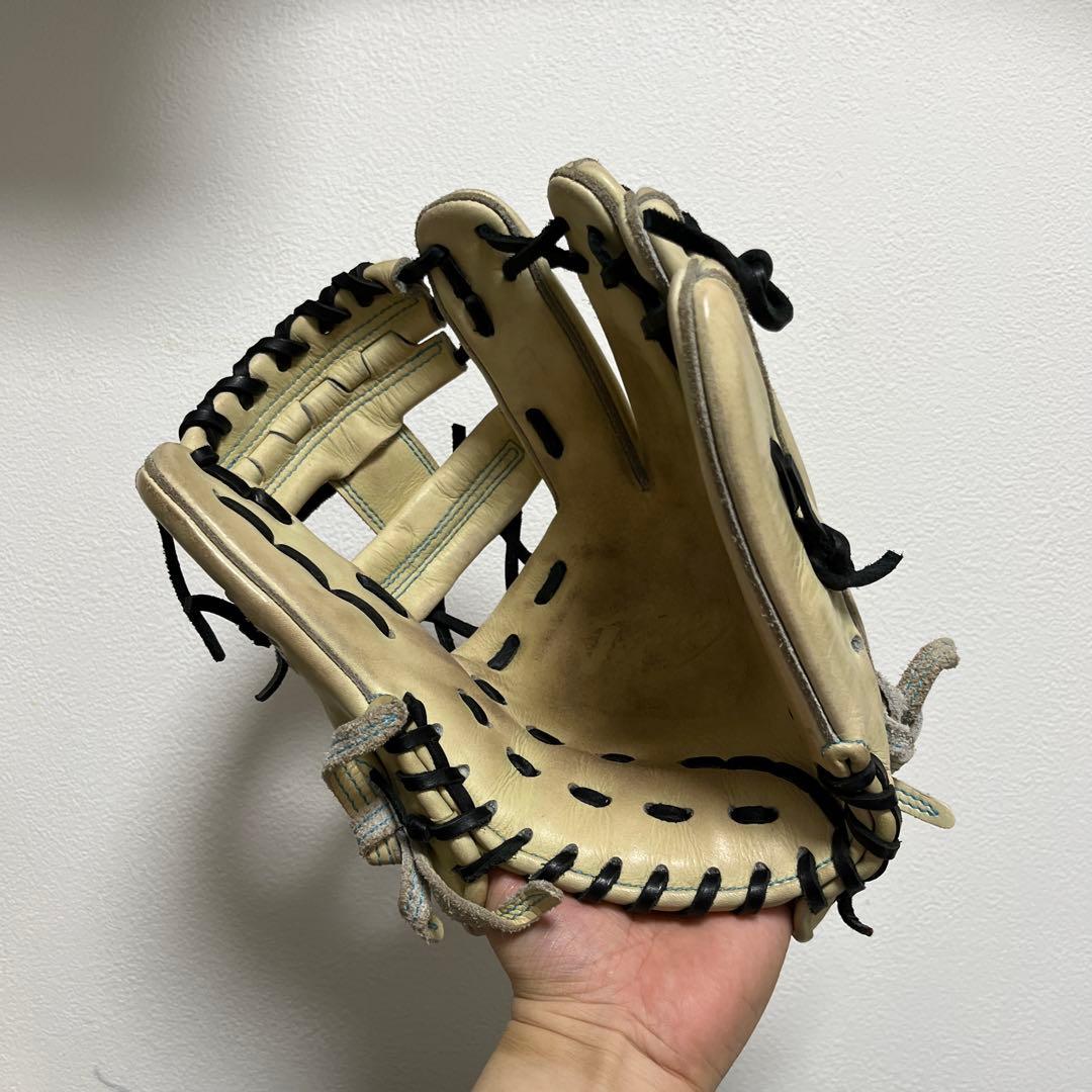1117 てっぺん Tappen 型抜群 即戦力 美品 硬式 内野手用グローブ