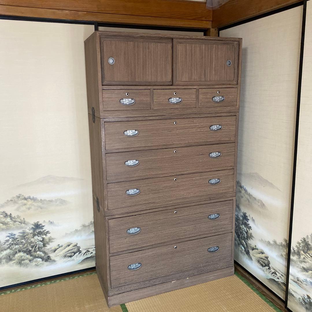 箪笥 婚礼箪笥 古道具 桐 収納家具 インテリア ②