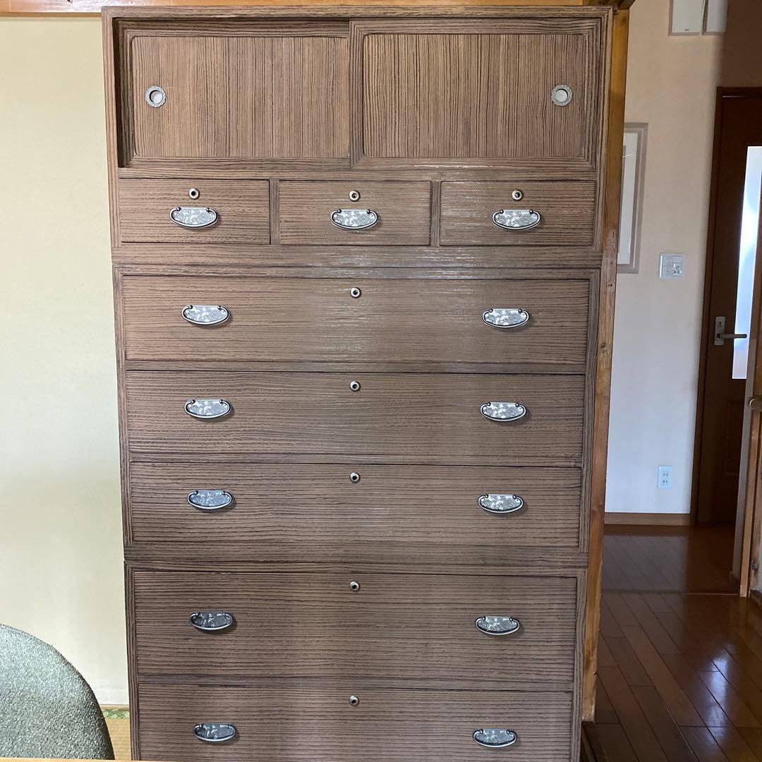 箪笥 婚礼箪笥 古道具 桐 収納家具 インテリア ②