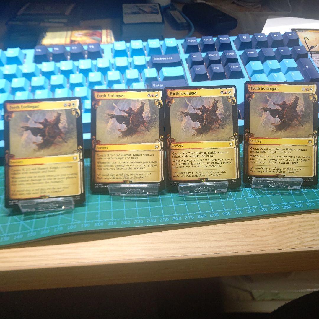 MTG 進め、エオルの家の子よ！ 英語版 巻物ショーケース 4枚セット ①