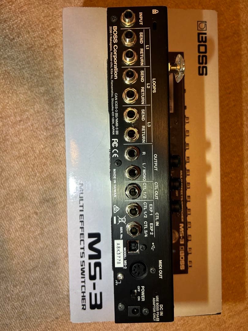 BOSS MS-3 マルチエフェクター　スイッチャー