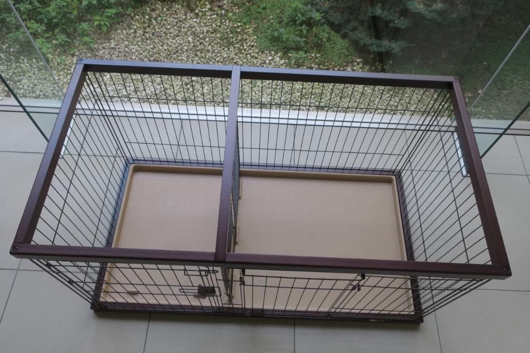 ペティオ トイレのしつけが出来る ドッグルームサークル ブラウン ワイド