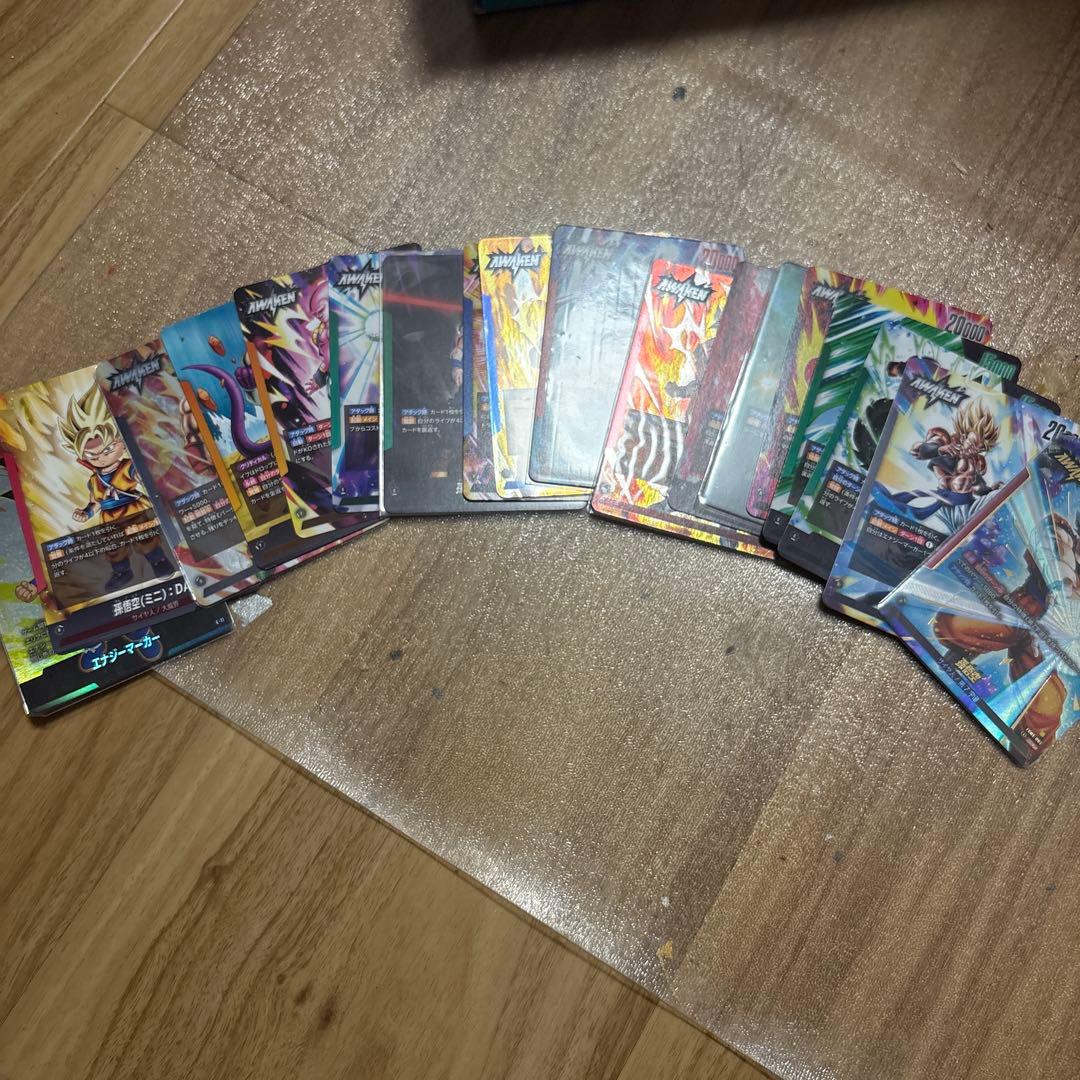 ドラゴンボールフュージョンワールド引退品 悟空 セル 魔人ブウ ベジータ