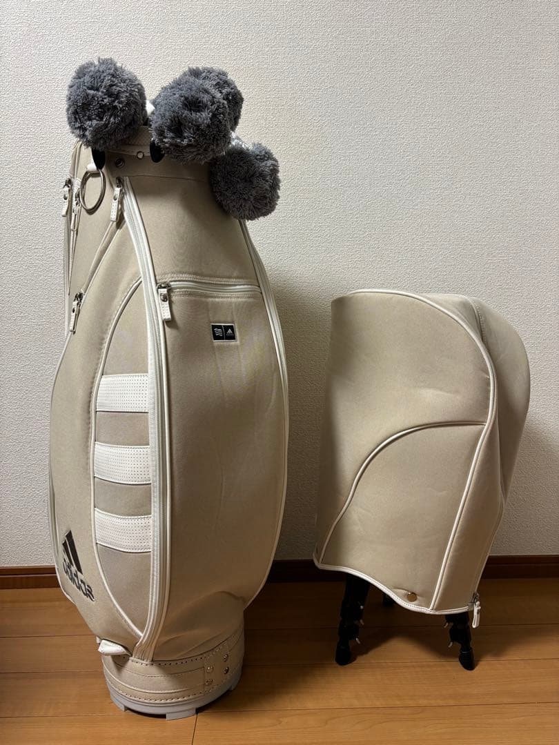 美品 アディダス adidas 軽量 レディース キャディバック 可愛いい