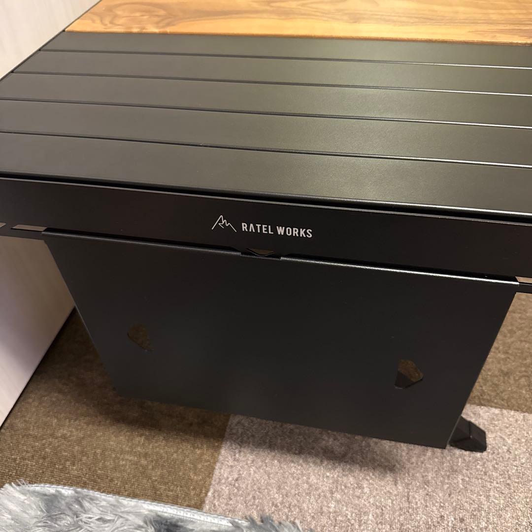 ラーテルワークスウッドパネルテーブル120