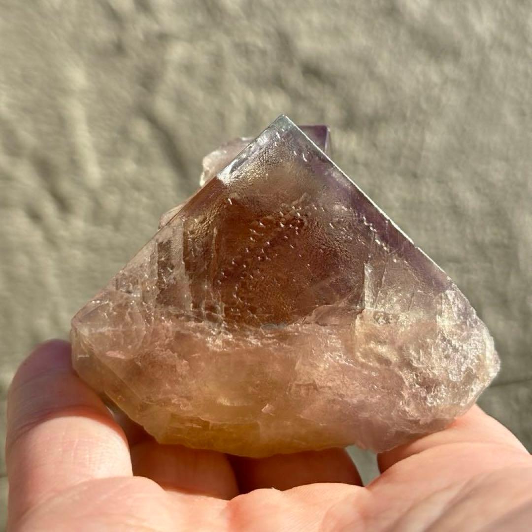 ミ*オ様 イギリス産　Sherry Twins Pocket フローライト 鉱物