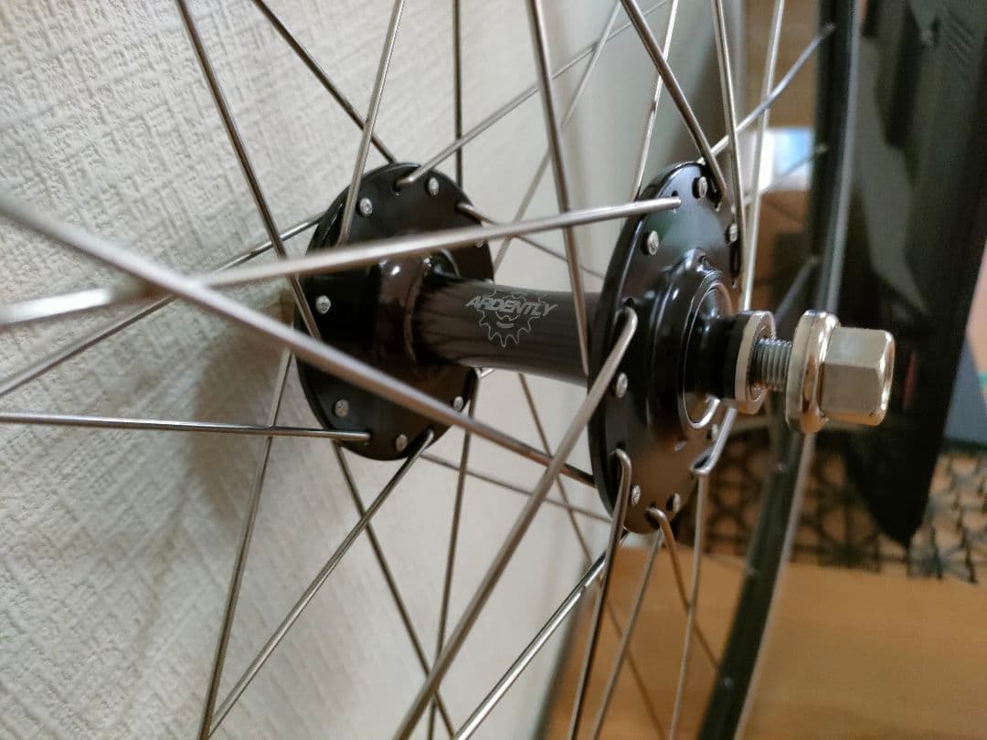 ピスト 競輪 700C 前後ホイール 車輪　AREXRIMS CX24 新品