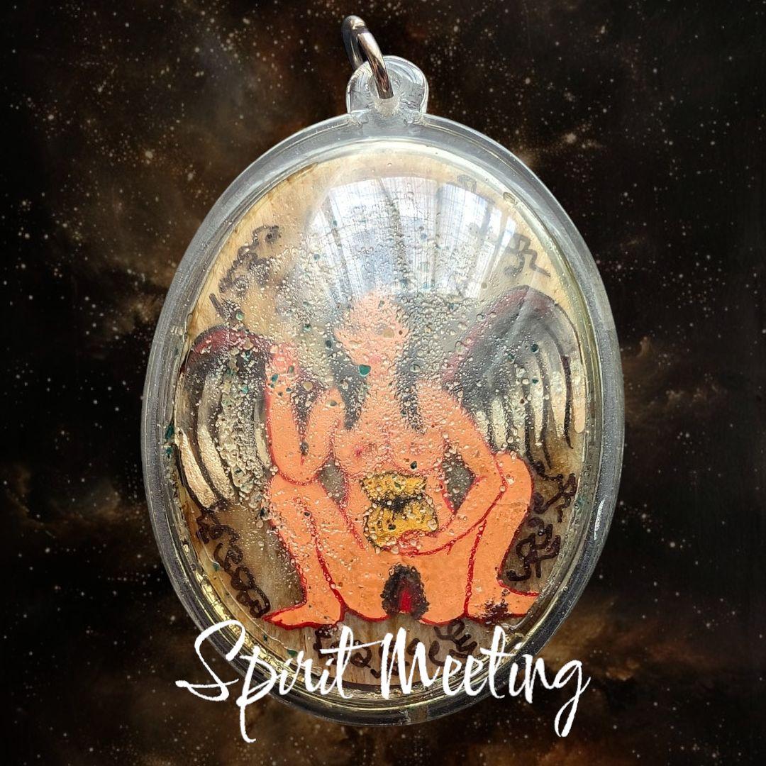 特別価格　ラオス呪術師の象骨御守り　初期アジャンタウィー　メーパーキンナリー