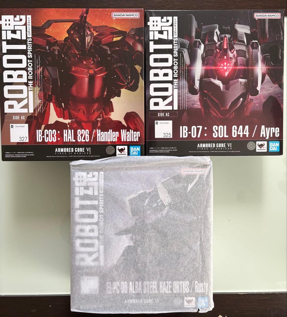 アーマードコア6 ロボット魂 3体セット 新品未開封