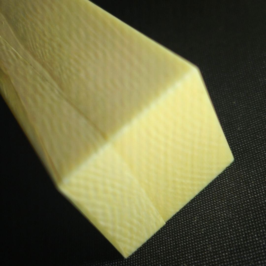 三味線 撥 バチ 天然材細工 縞模袋付 和楽器 旧家蔵出美品