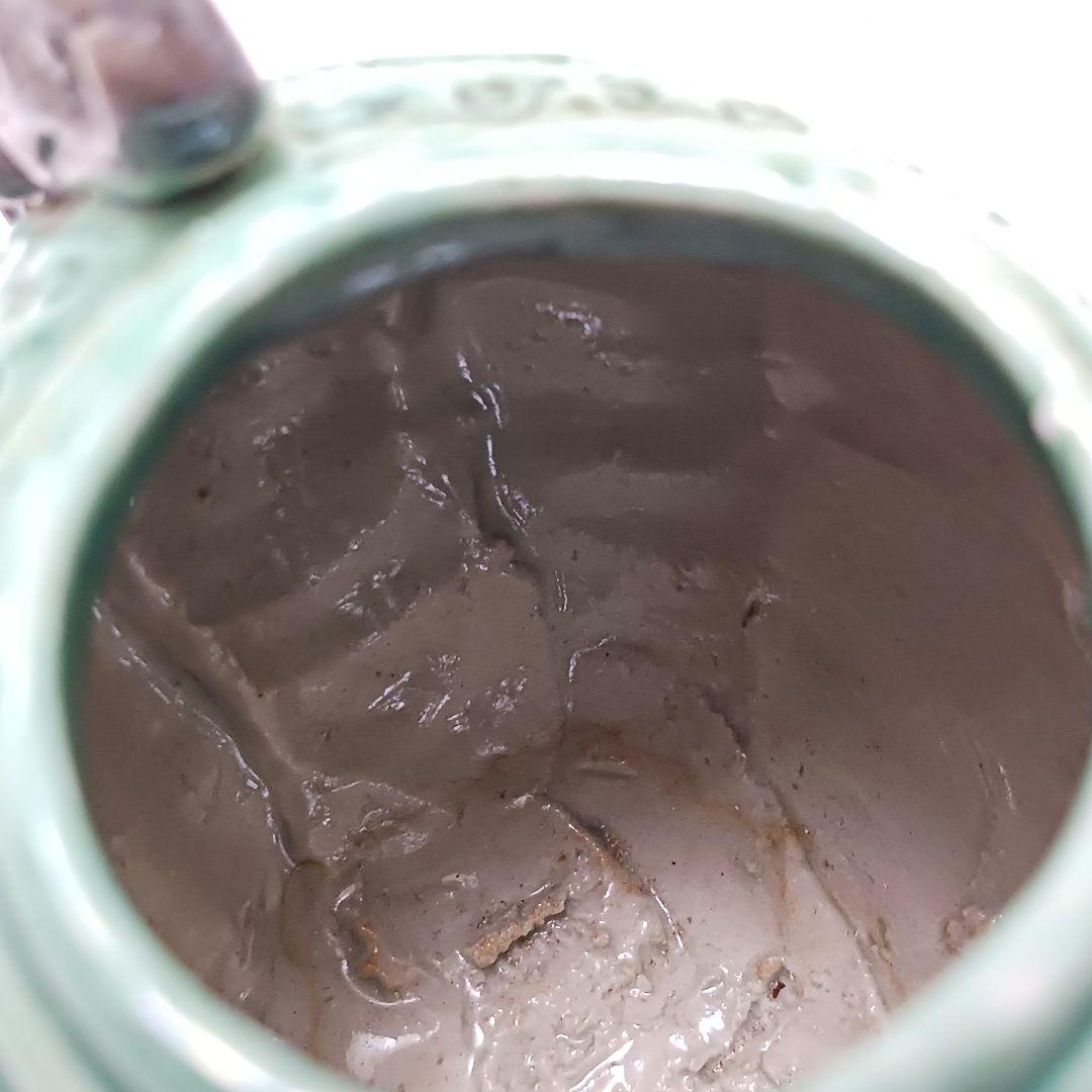 Y2524 桑名 萬古焼 清香堂造 加賀月華 萬古交趾写 水滴　ma ten