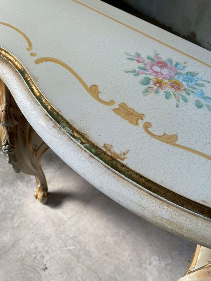 高級家具　イタリア製　SILIK社　コンソール　ロココ調　定価72万