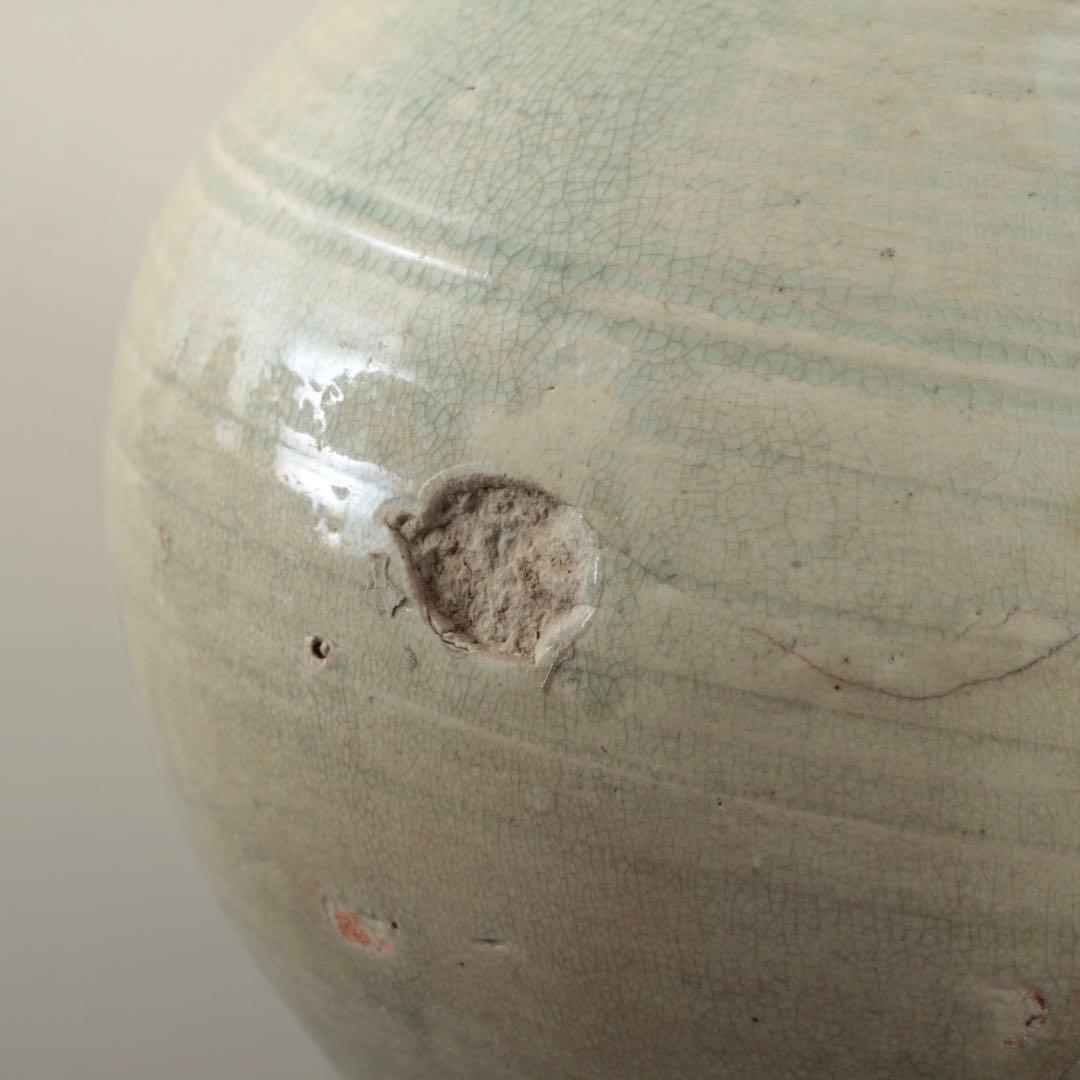 李朝 丸壺 朝鮮美術 古美術 古道具 アンティーク 古壺 李朝壺