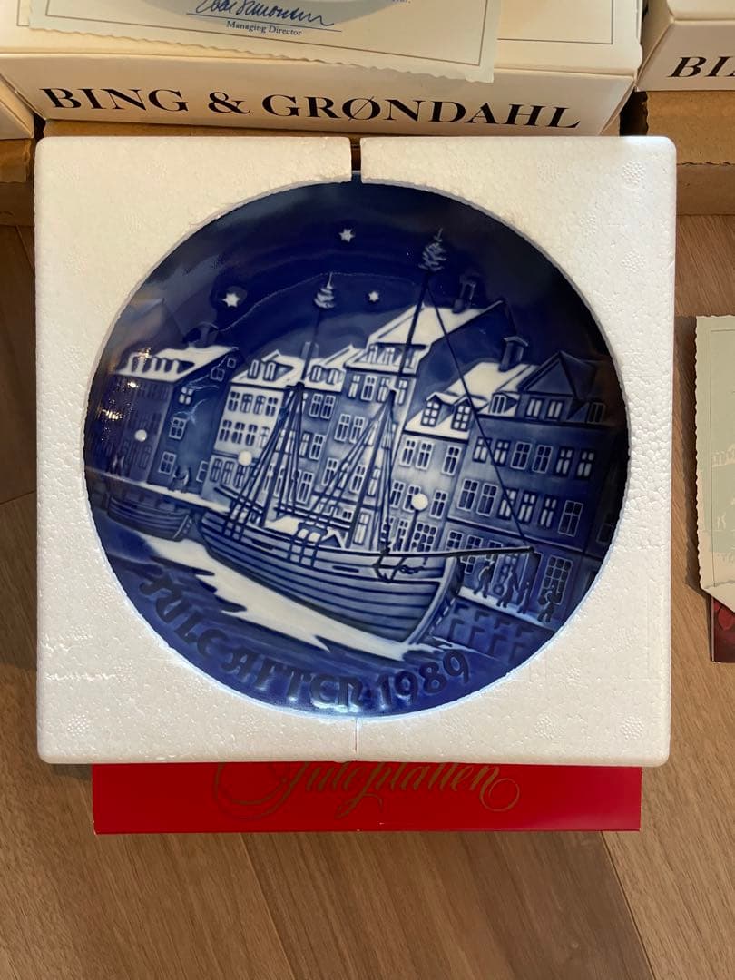 Bing & Grøndahl クリスマスプレート 1980年代 10枚セット