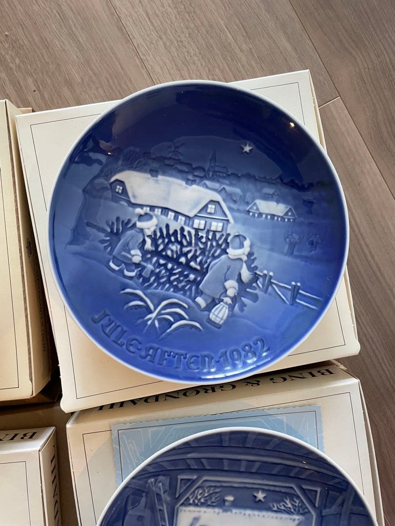 Bing & Grøndahl クリスマスプレート 1980年代 10枚セット