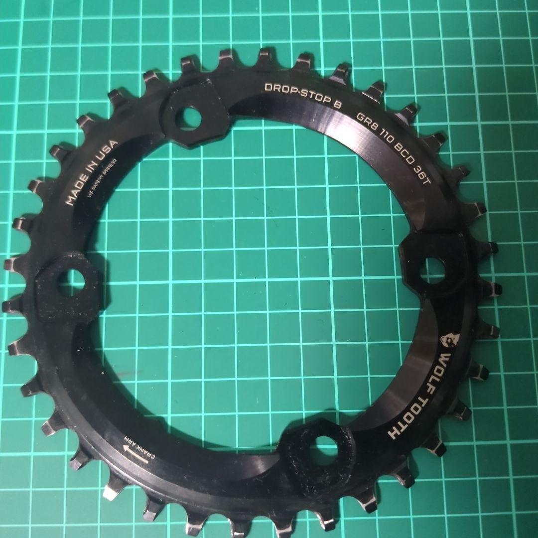 ウルフトゥース　GRX用チェーンリング 36t