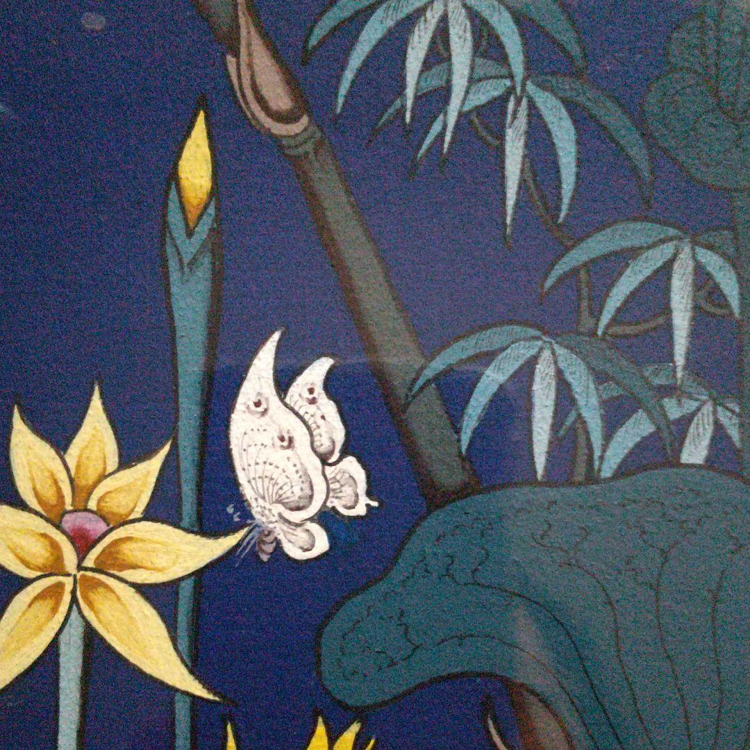 お値下げ！【ボタニカルアート】バリの人気画家【ワヤン・ガマ氏】バリ絵画