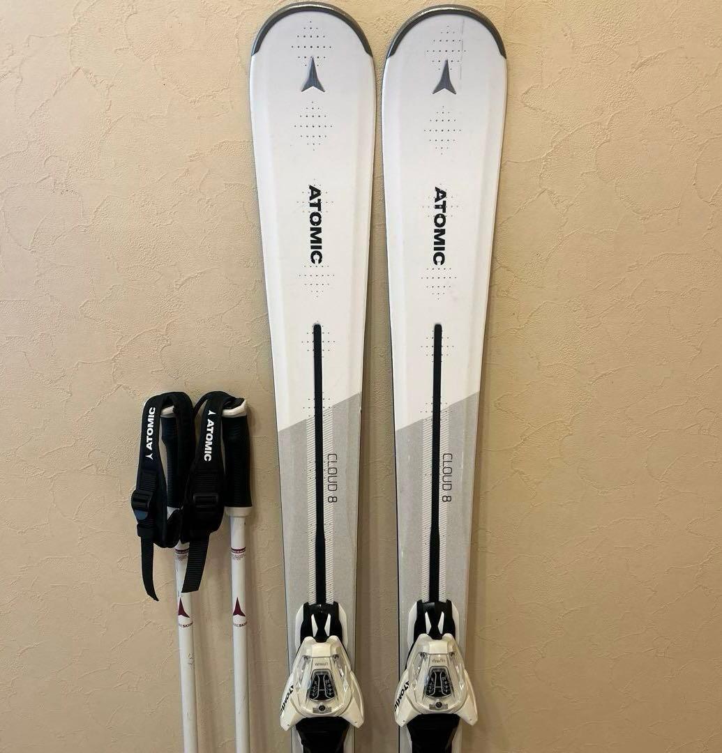 ◾️カービングスキーセット　板143㎝　ブーツ24.5㎝　女性用　レディース用