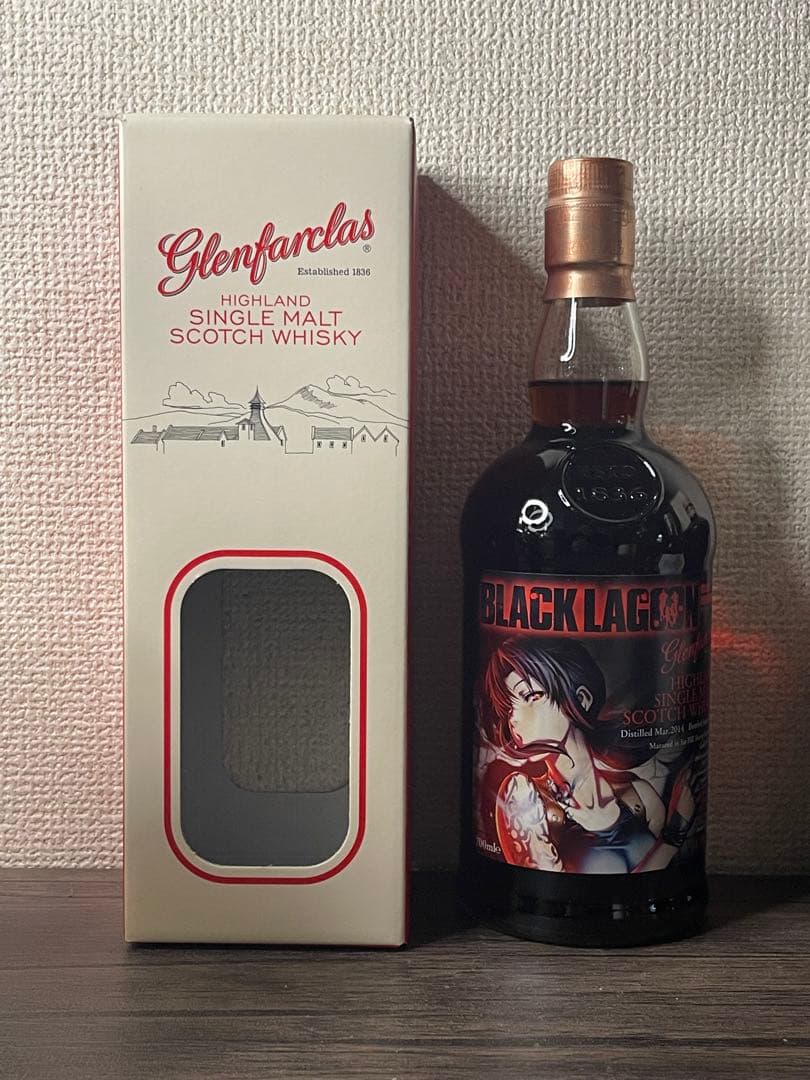 Glenfarclas black lagoonラベル　ウイスキーミュウ