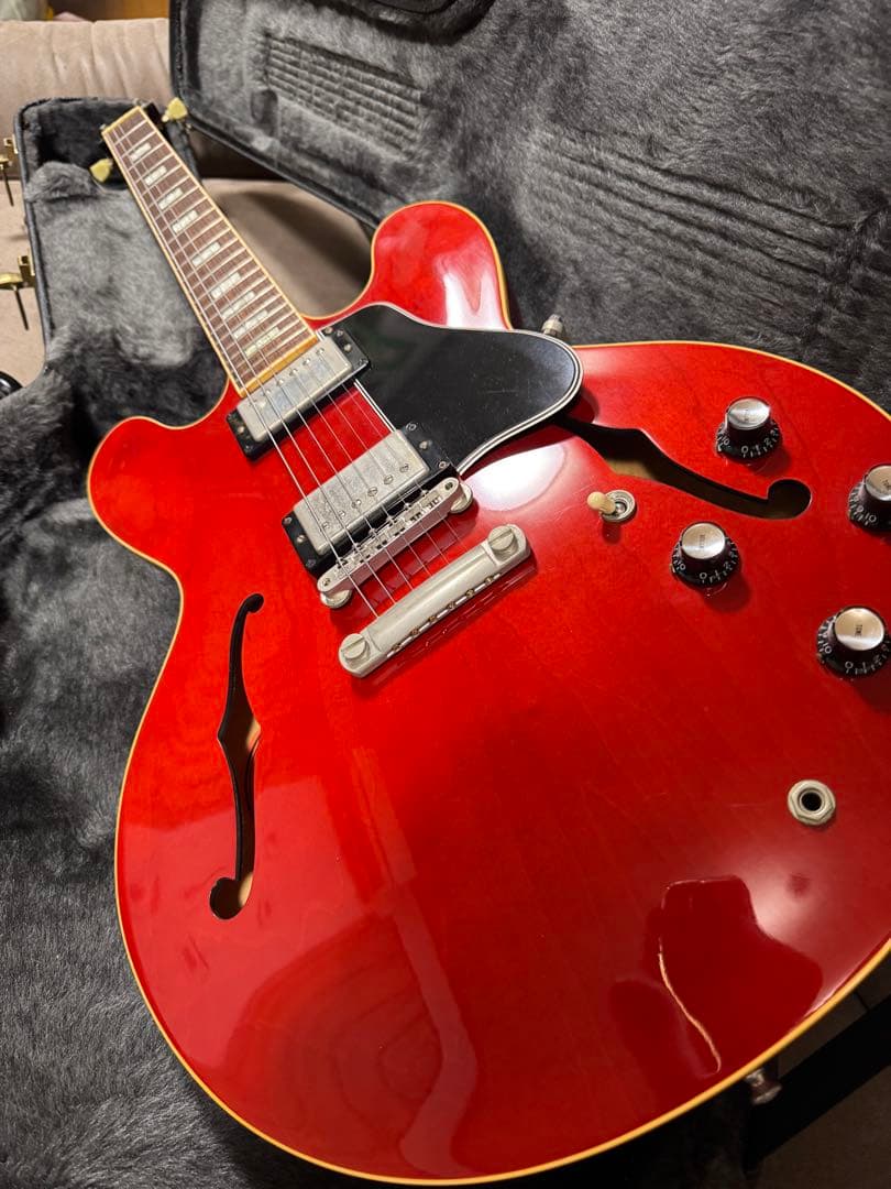 Gibson ES-335 Y RD ブロックインレイ　Memphis 工場製