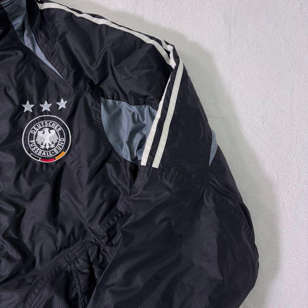 【adidas】00s ドイツ代表 中綿ベンチコート サッカー 万国旗タグ S