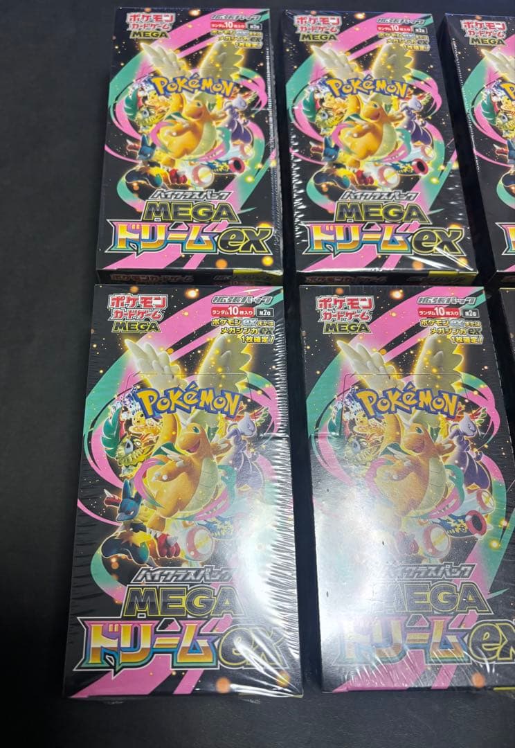 【新品未開封】ポケモンカード メガドリームex 6box シュリンク付き