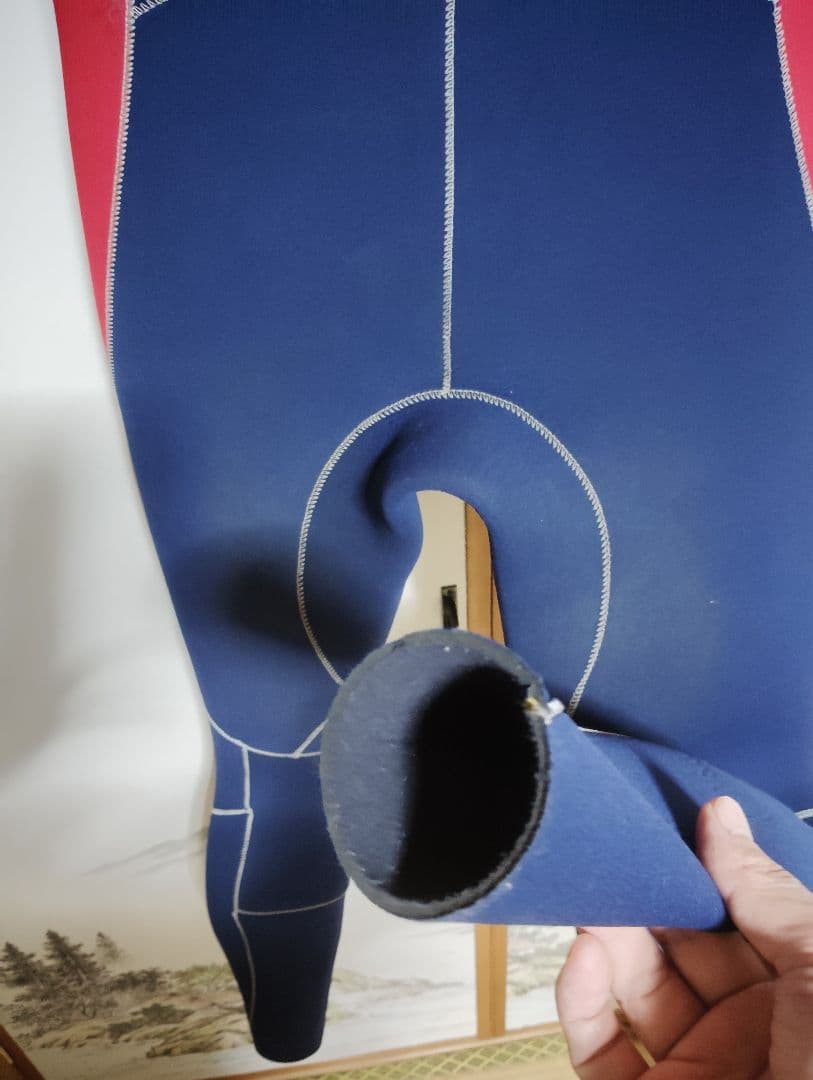 LATE WRAP レイトラップ　セミドライ　フルスーツ レッド