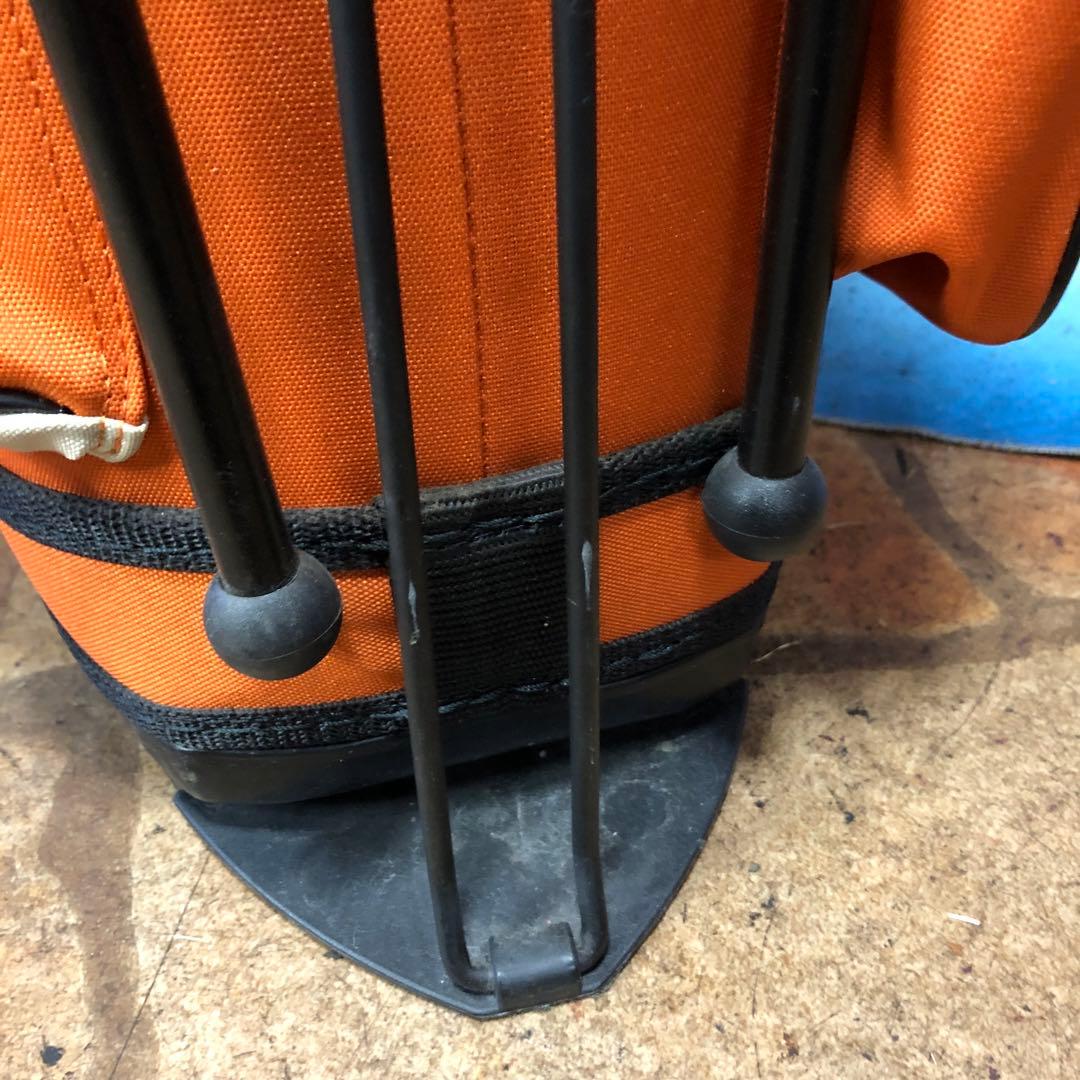 寶BV-1125 PRGR プロギア スタンド式 キャディバッグ オレンジ 美品