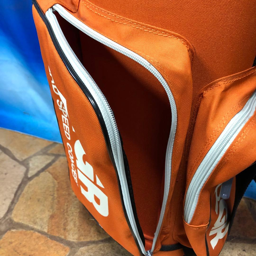 寶BV-1125 PRGR プロギア スタンド式 キャディバッグ オレンジ 美品