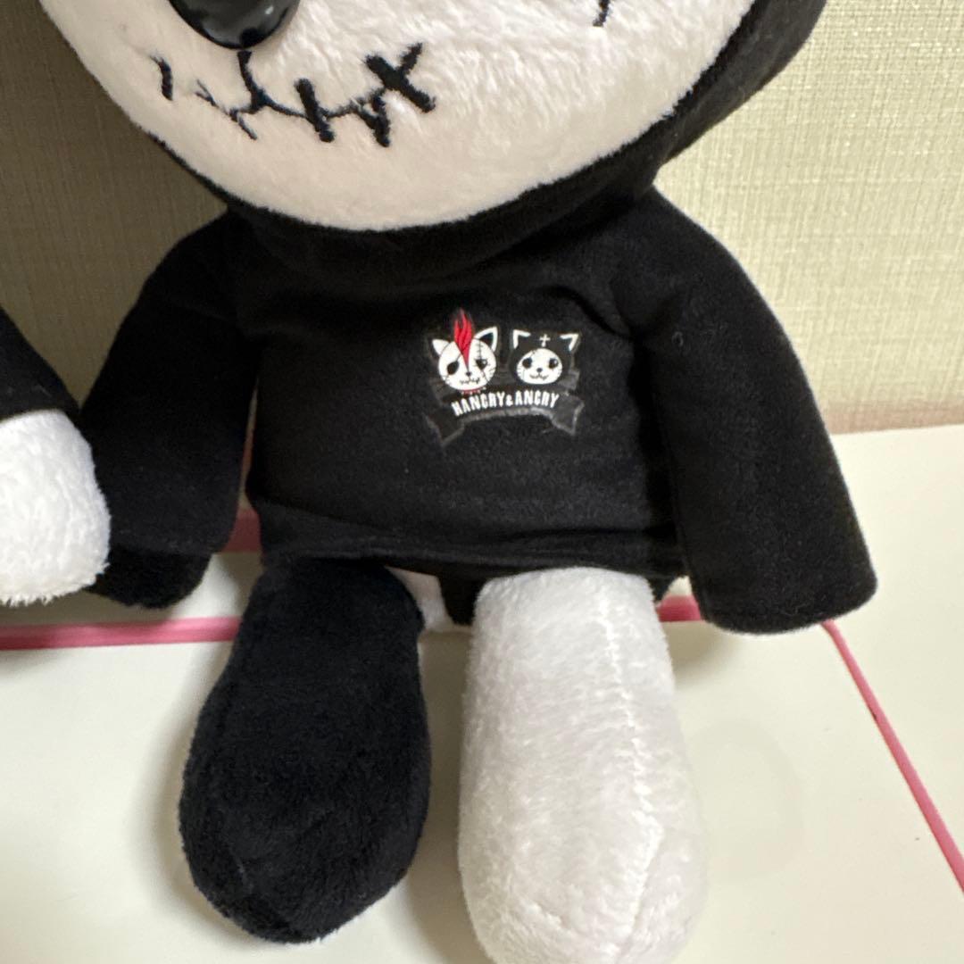 HANGRY &ANGRY ぬいぐるみ④　ハングリーアングリー　パーカー黒