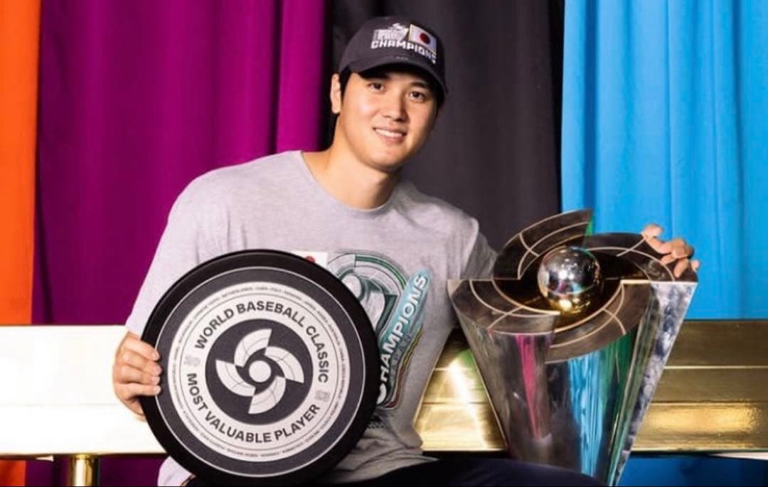 【即発送】WBC 優勝記念限定キャップ(グレー、アジャスタブル)＆Tシャツ M